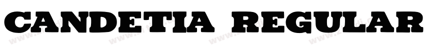 Candetia Regular字体转换